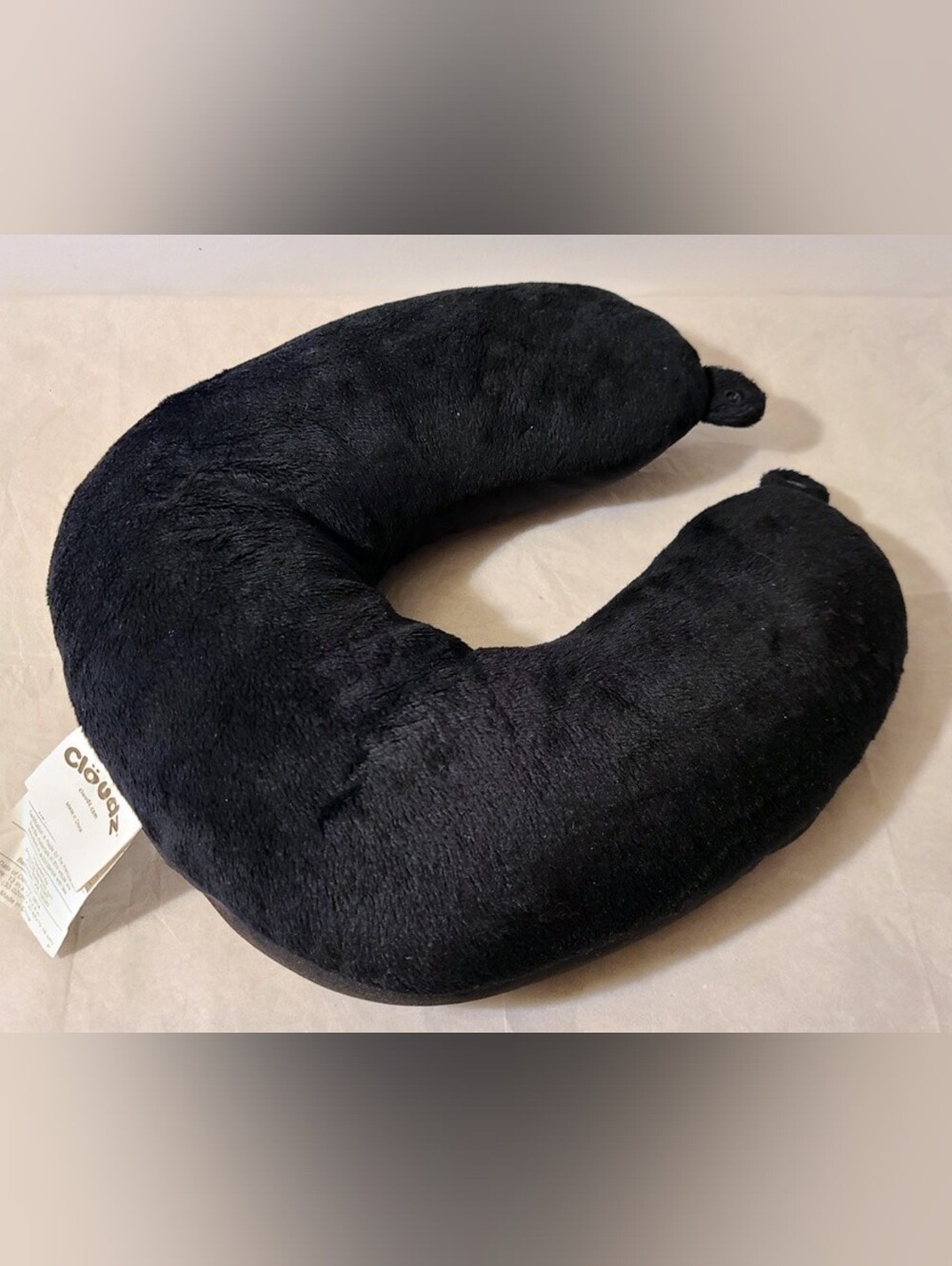 Cloudz Airplane Black Travel Neck Pillow